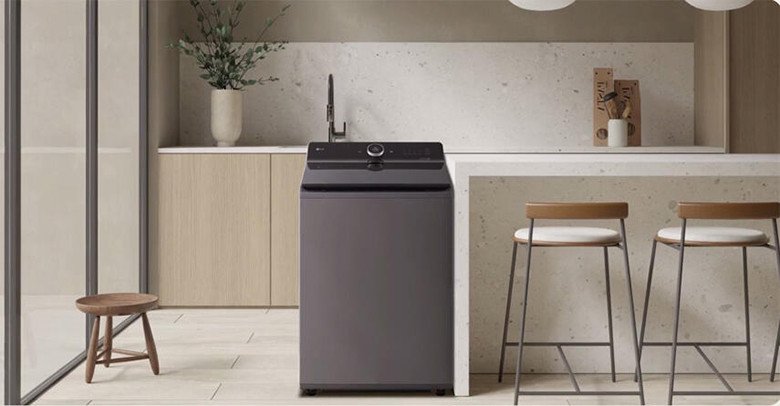 Thiết kế hiện đại của máy giặt lồng đứng LG TX2725AT9G 25kg