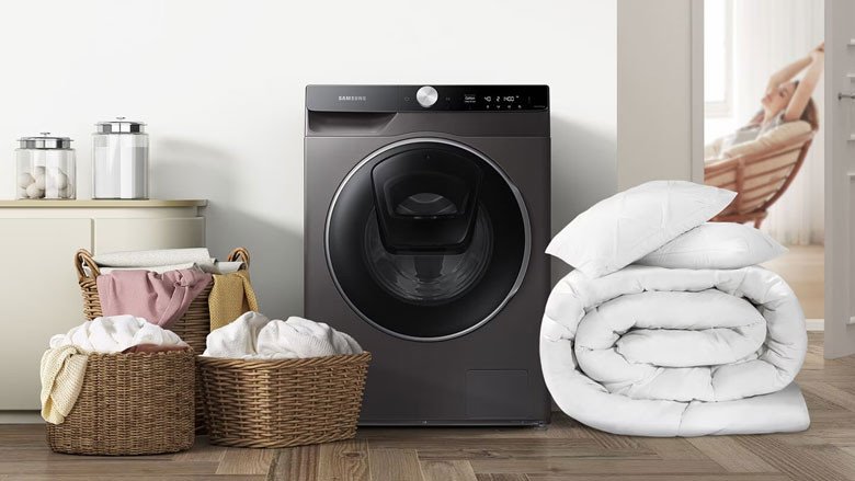 Thiết kế hiện đại của máy giặt lồng ngang Samsung 10kg
