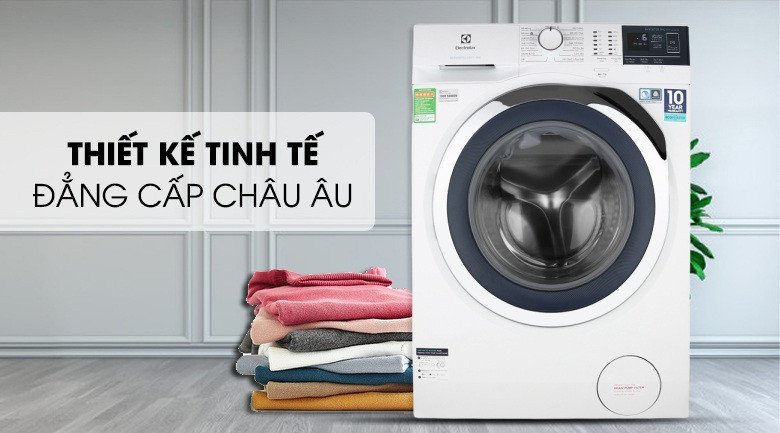 Thiết kế lồng ngang hiện đại của máy giặt sấy Electrolux EWW8025DGWA
