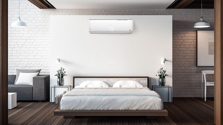Thiết kế mặt lạnh điều hòa Casper IC-09TL32 màu trắng hiện đại