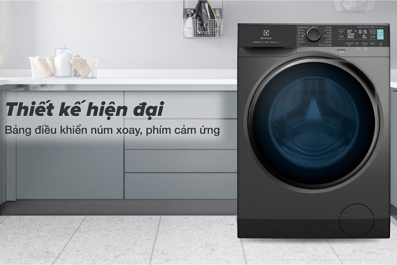 Thiết kế mặt trước máy giặt Electrolux EWF9042R7SB lồng ngang