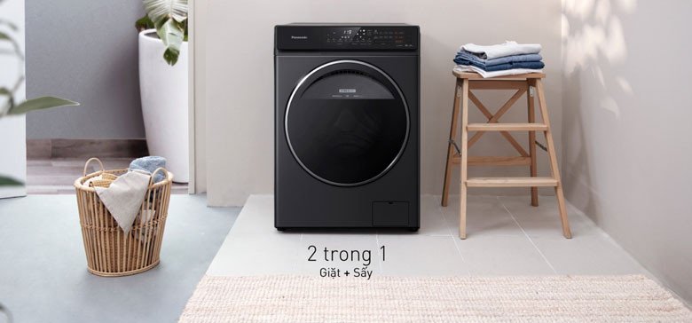 Thiết kế máy giặt sấy Panasonic NA-S96FR1BVT hiện đại