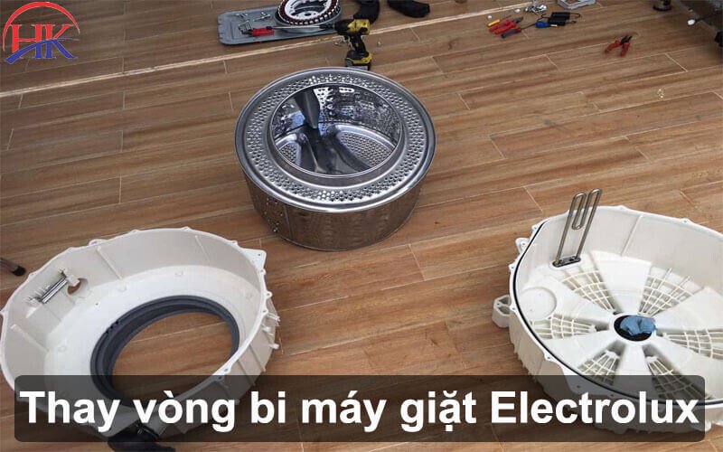 Thợ thay bạc đạn máy giặt Electrolux tại Điện Lạnh HK