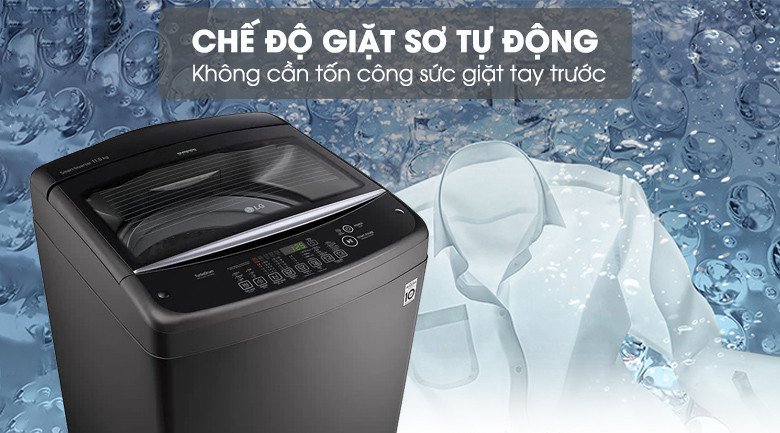 Tính năng giặt sơ tiện lợi của máy giặt LG T2351VSAB