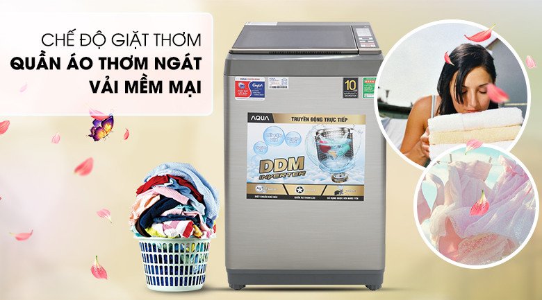 Tính năng lưu giữ hương thơm trên máy giặt AQW-DK90CT