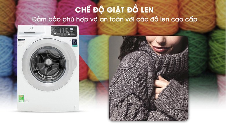 Tổng quan mặt trước của máy giặt Electrolux EWF8025CQWA Inverter