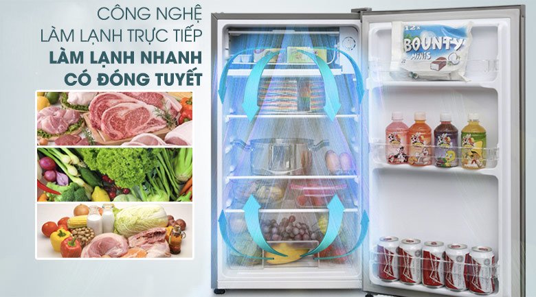 Tủ lạnh mini Electrolux EUM0900SA tiện lợi, phù hợp cho không gian nhỏ, giá dưới 5 triệu