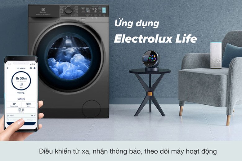 Ứng dụng Electrolux Life điều khiển máy giặt Electrolux EWF1141R9SB từ xa