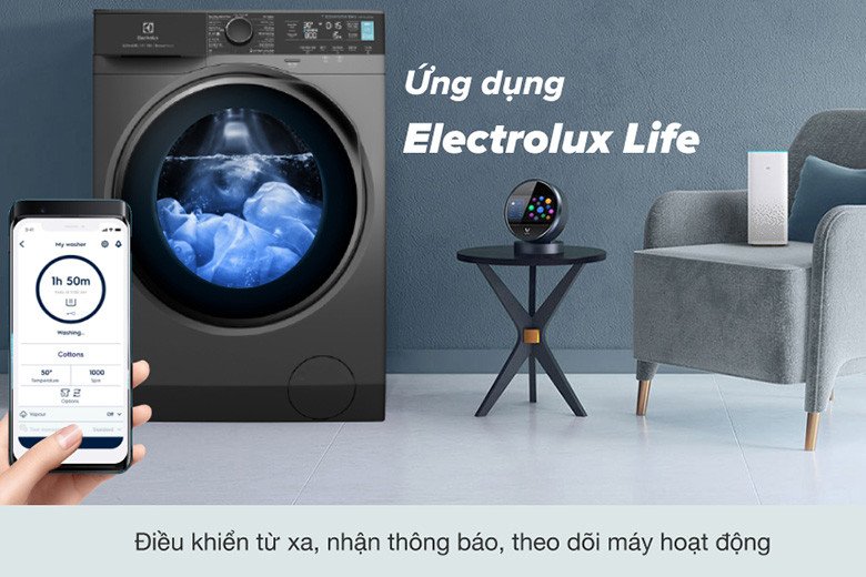 Ứng dụng Electrolux Life kết nối wifi với máy giặt EWF1142R7SB