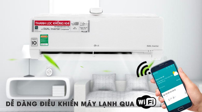 Ứng dụng LG SmartThinQ điều khiển điều hòa