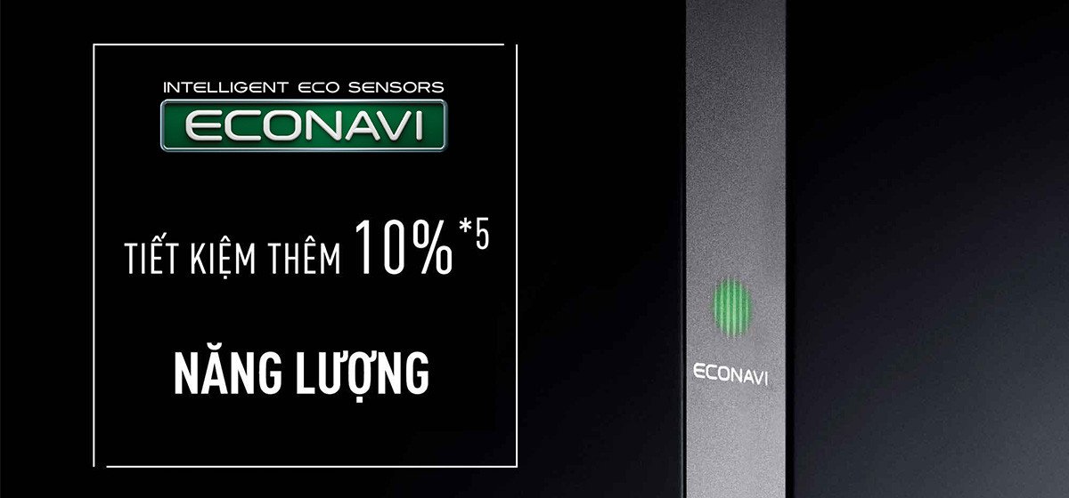4 loại cảm biến ECONAVI thông minh trên tủ lạnh Panasonic