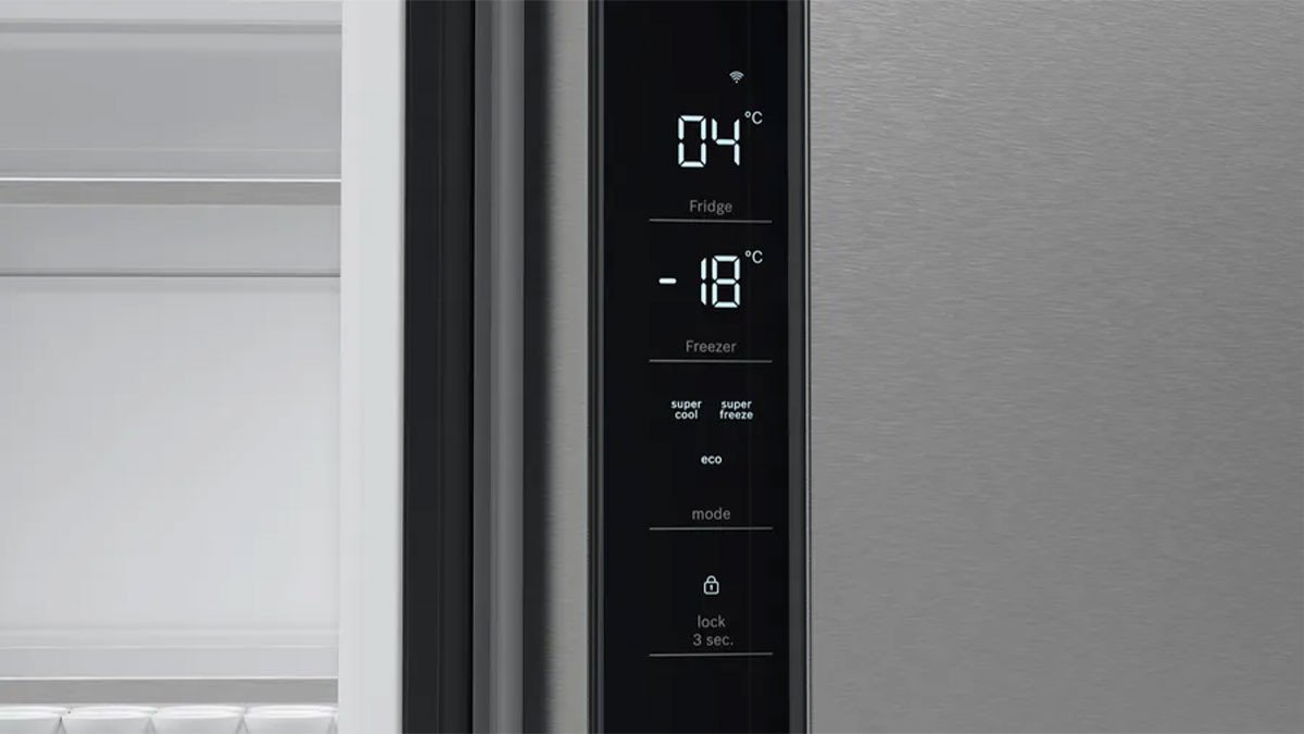 Bảng điều khiển nhiệt độ LCD trên Tủ Lạnh Bosch KFN96APEAG