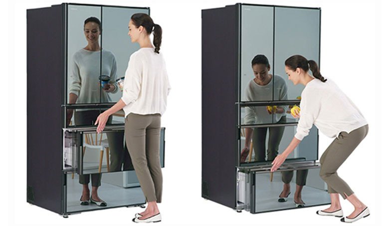 Bảng điều khiển và công nghệ làm lạnh tiên tiến trên tủ lạnh Hitachi đa cánh