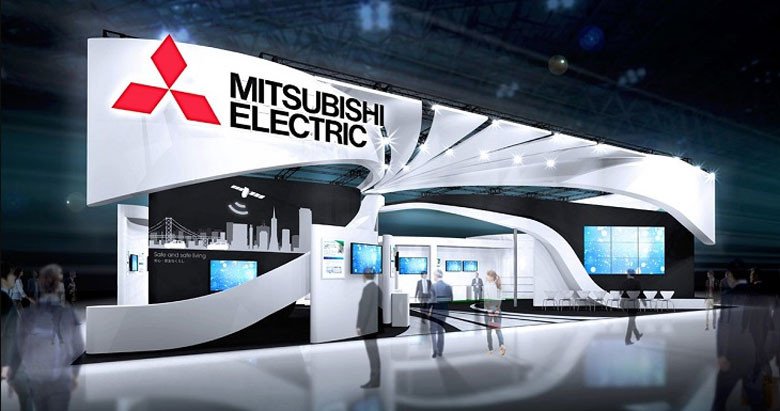 Biểu tượng thương hiệu Mitsubishi Electric - nhà sản xuất tủ lạnh uy tín