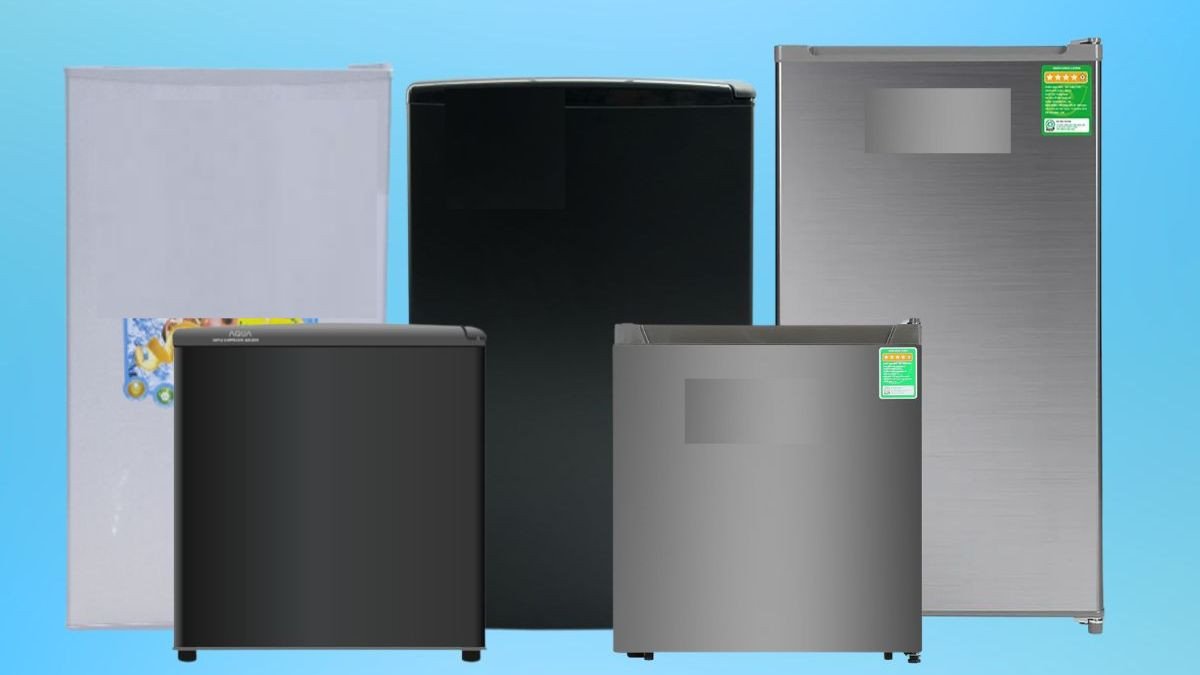 Các loại tủ lạnh mini với dung tích khác nhau cho lựa chọn đa dạng