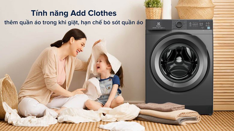 Các tính năng tiện ích trên máy giặt Electrolux EWF1024M3SB lồng ngang