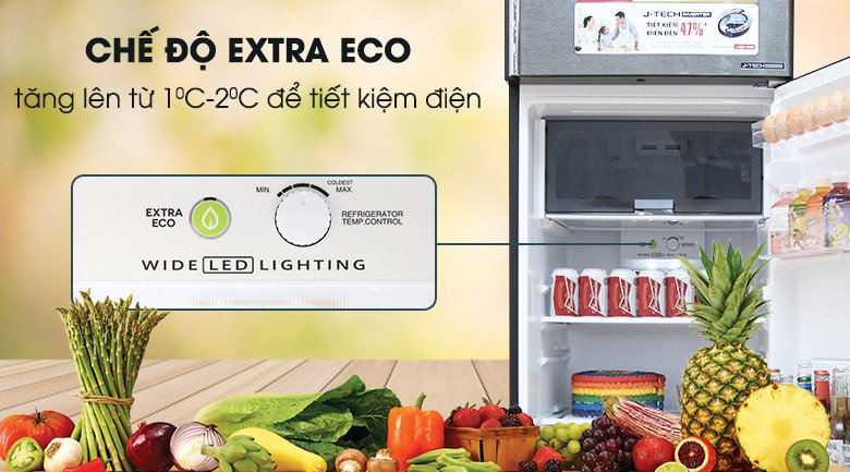 Chi tiết tay nắm và bề mặt cửa tủ lạnh Sharp SJ-X346E-DS bền bỉ