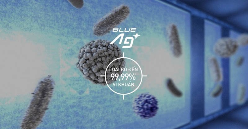 Công nghệ Blue Ag+ diệt khuẩn hiệu quả trong tủ lạnh Panasonic