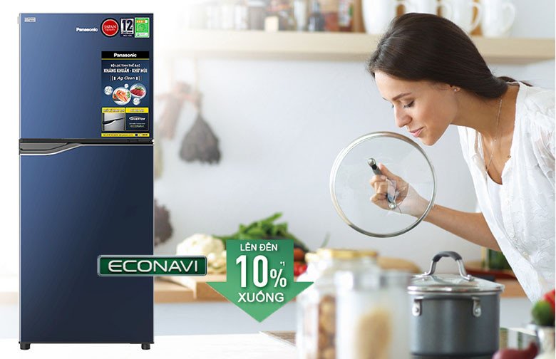Công nghệ cảm biến Econavi trên Tủ lạnh Panasonic Inverter giúp tiết kiệm điện năng