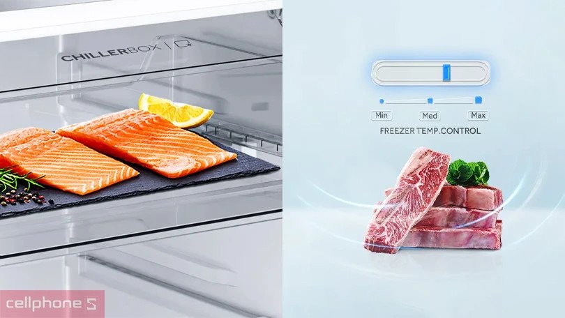 Công nghệ DEO Fresh và ngăn Fresh Box của tủ lạnh Aqua AQR-T380FA(SL) 328 lít