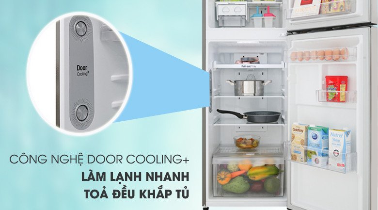 Công nghệ DoorCooling Plus trên tủ lạnh LG làm lạnh nhanh từ cửa