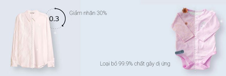công nghệ giặt hơi nước Steam Plus máy giặt LG