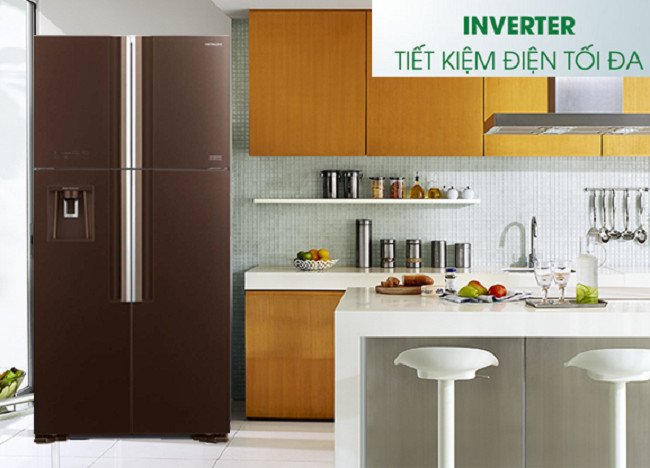 Công nghệ Inverter giúp tủ lạnh Hitachi R-FW690PGV7(GBW) vận hành ổn định và tiết kiệm điện