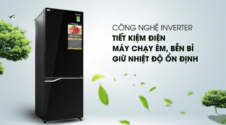 Công nghệ Inverter giúp tủ lạnh Panasonic NR-BV320GKVN tiết kiệm năng lượng