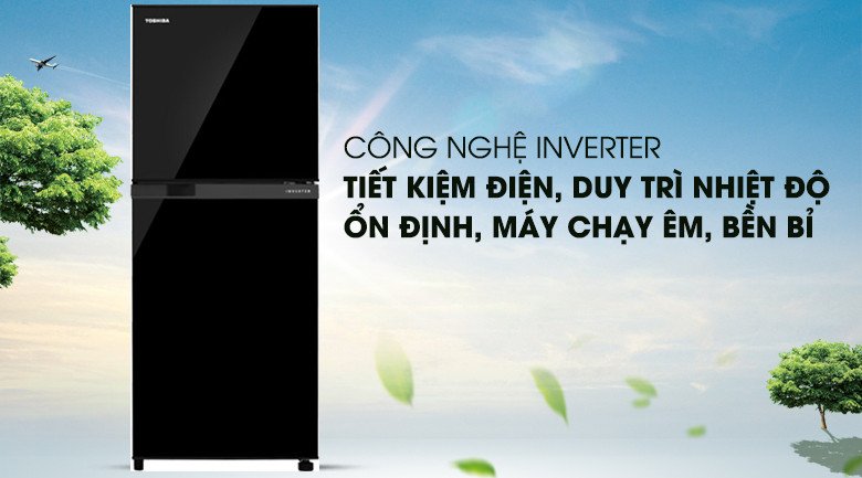 Công nghệ Inverter giúp tủ lạnh Toshiba A25VM(UKG) tiết kiệm điện năng