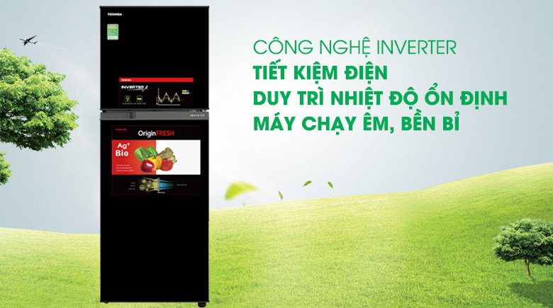 Công nghệ Inverter giúp tủ lạnh Toshiba GR-A25VM(UKG1) tiết kiệm năng lượng