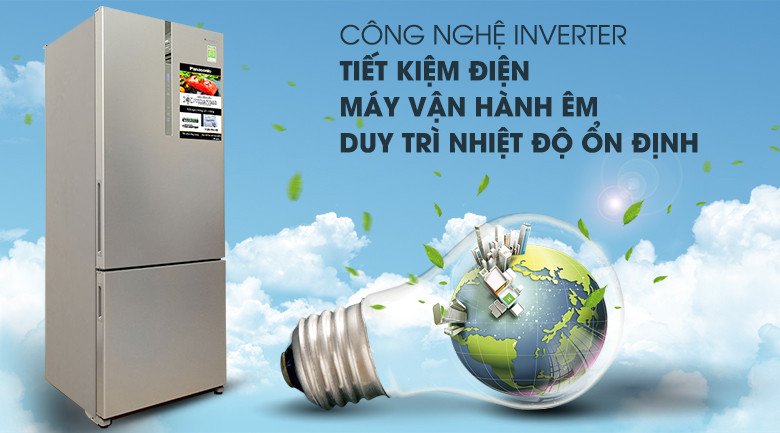 Công nghệ Inverter tiết kiệm điện trên tủ lạnh Panasonic