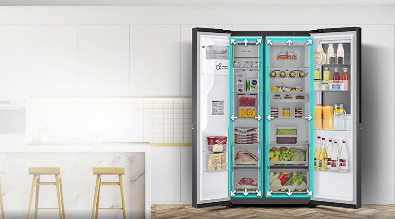 Công nghệ Inverter tủ lạnh LG GR-D257JS tiết kiệm điện