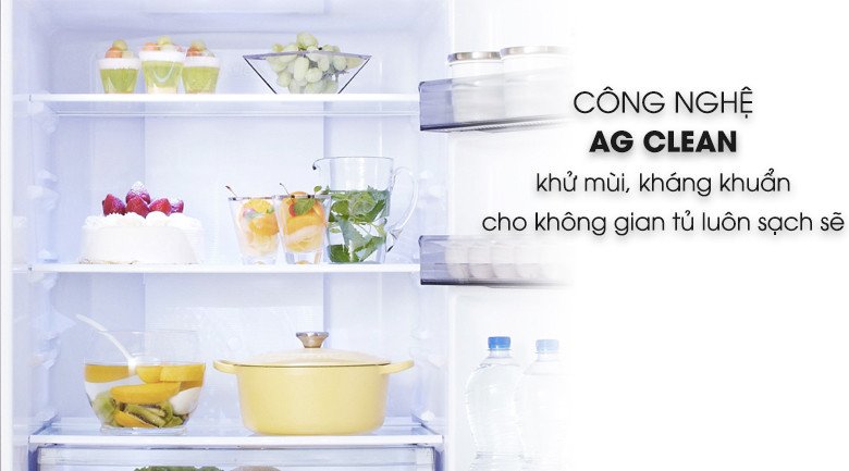 Công nghệ kháng khuẩn Ag Clean trên tủ lạnh Panasonic NR-BX468GKVN bảo vệ thực phẩm