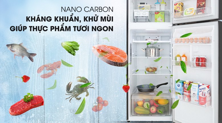 Công nghệ khử mùi Nano Cacbon giữ không khí trong tủ lạnh LG tươi mát
