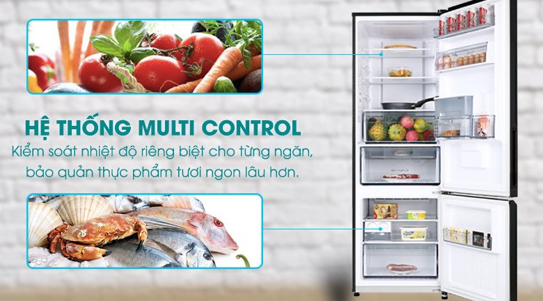 Công nghệ Multi Control kiểm soát nhiệt độ chính xác từng ngăn