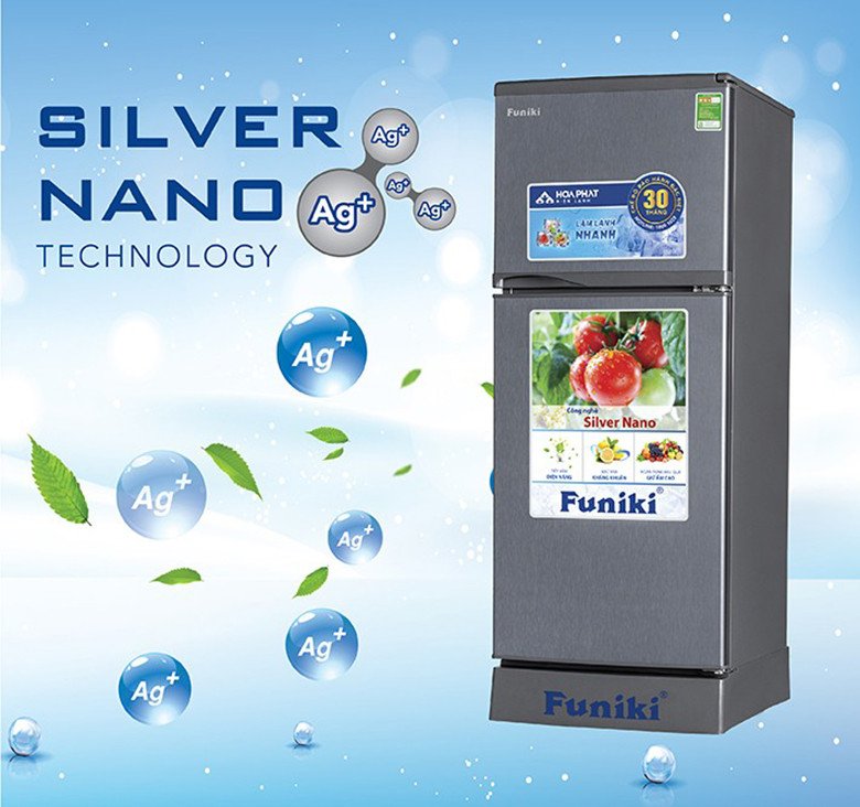 Công nghệ Silver Nano trên tủ lạnh Funiki FR 125CI