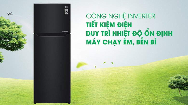 Công nghệ Smart Inverter trên tủ lạnh LG Inverter 209 lít GN-B222WB giúp tiết kiệm điện năng tối ưu