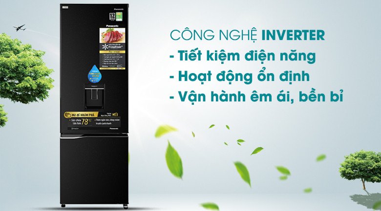 Động cơ Inverter của tủ lạnh Panasonic giúp tiết kiệm điện