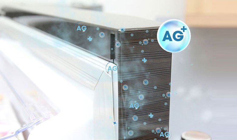 Hệ thống kháng khuẩn trên tủ lạnh Mitsubishi Electric bảo vệ thực phẩm tươi ngon