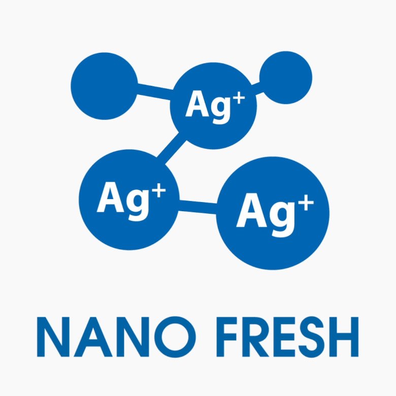 Hệ thống khử mùi diệt khuẩn Nano Fresh Ag+ trên tủ lạnh Aqua AQR-T389FA(WGB)