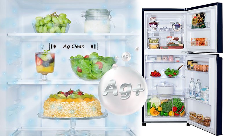Hệ thống khử mùi và kháng khuẩn Ag Clean trên Tủ lạnh Panasonic đảm bảo vệ sinh thực phẩm