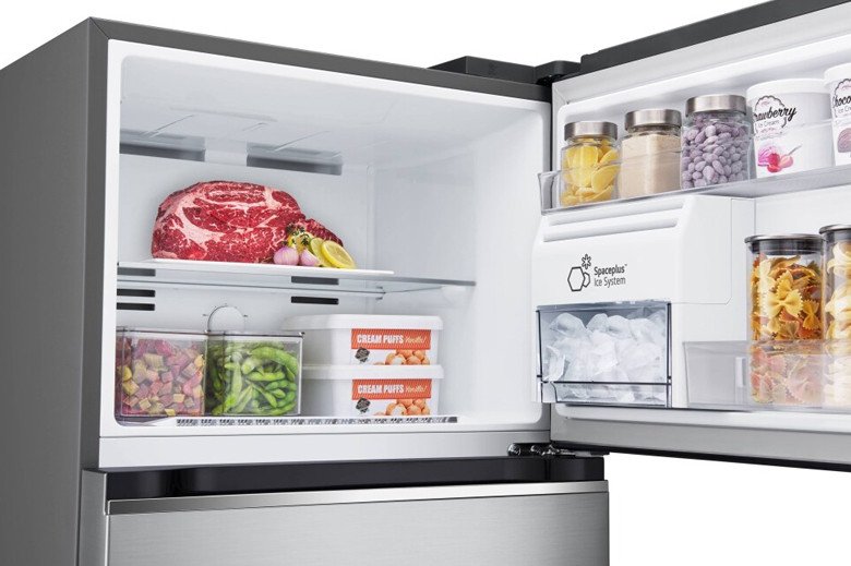 Hệ thống làm đá tự động Spaceplus tối ưu không gian tủ lạnh LG GN-D392PSA