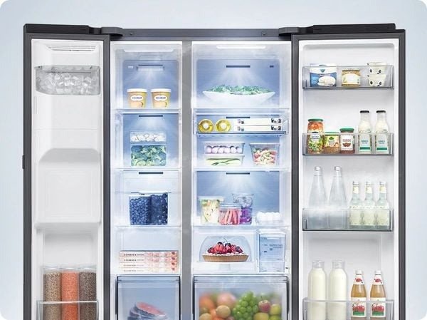 Hệ thống làm lạnh vòm đa chiều All-Around Cooling trên tủ lạnh Samsung