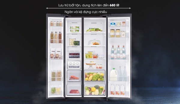 Hệ thống luồng khí lạnh đa chiều All Around Cooling trên tủ lạnh Samsung