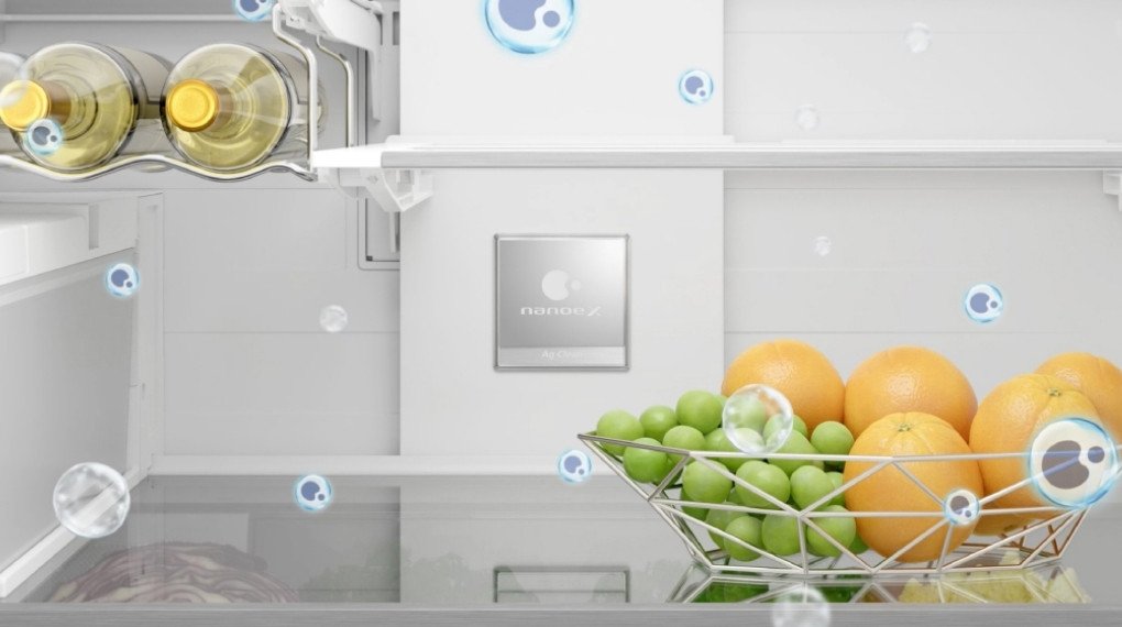 Hệ thống nanoe™ X trong tủ lạnh Panasonic NR-WY720ZMMV giúp loại bỏ vi khuẩn và khử mùi hiệu quả