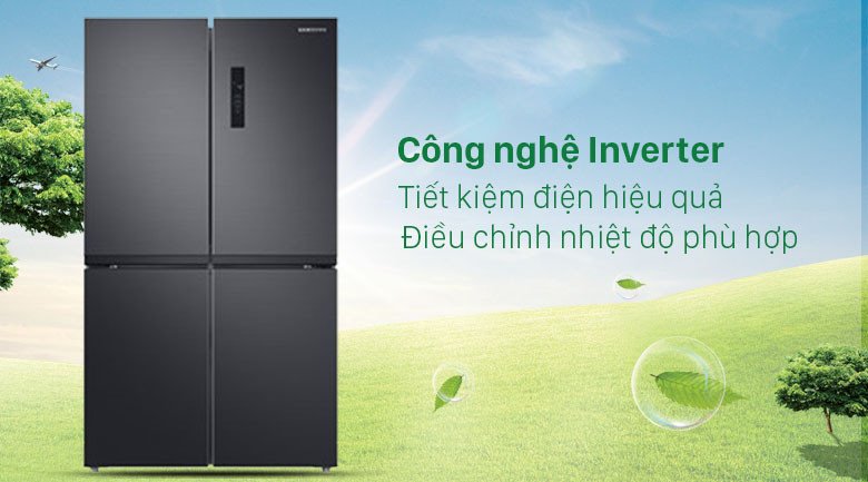 Hiệu quả tiết kiệm điện của tủ lạnh Samsung RF48A4000B4/SV với công nghệ Digital Inverter