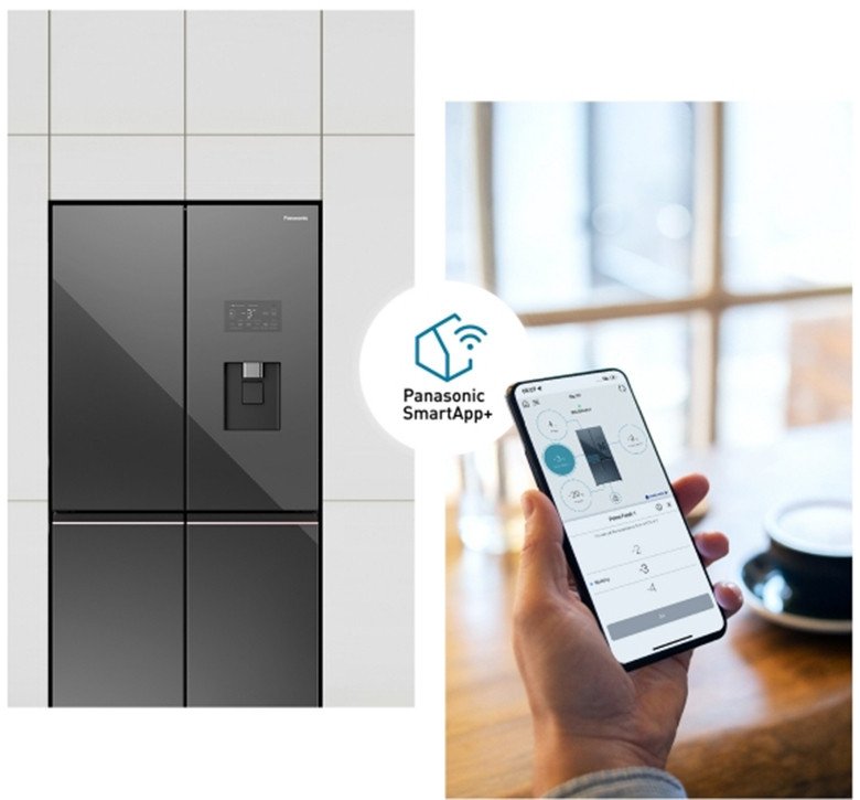 Kết nối ứng dụng Panasonic SmartApp+ với tủ lạnh Panasonic NR-XY680YMMV