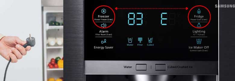Khắc phục lỗi tủ lạnh Samsung nháy đèn 11 lần bằng cách reset thiết bị