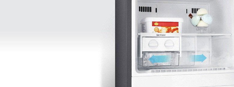 Khay đá di động tiện lợi giúp tối ưu không gian lưu trữ trong tủ lạnh LG