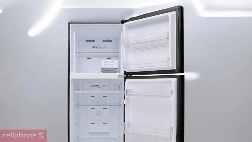 Khay kệ điều chỉnh linh hoạt của tủ lạnh Aqua AQR-T380FA(SL) 328 lít